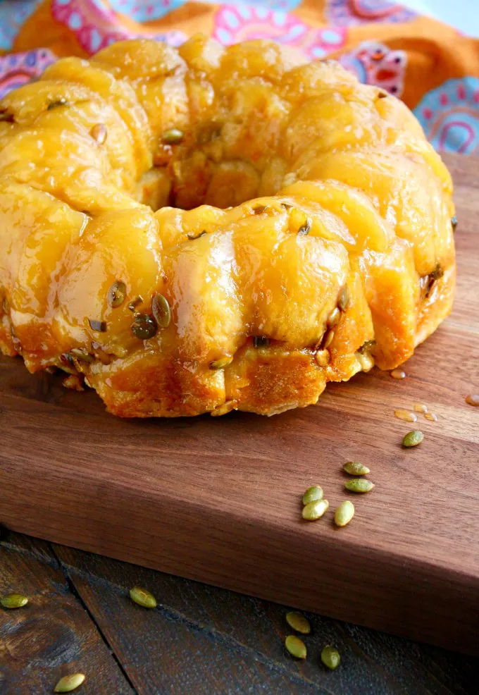 Jalapeño Monkey Bread with Pepitas is a fun and easy-to-make treat!