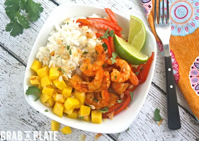 Take a look at your next meal: Spicy Citrus Shrimp and Coconut Rice Bowls