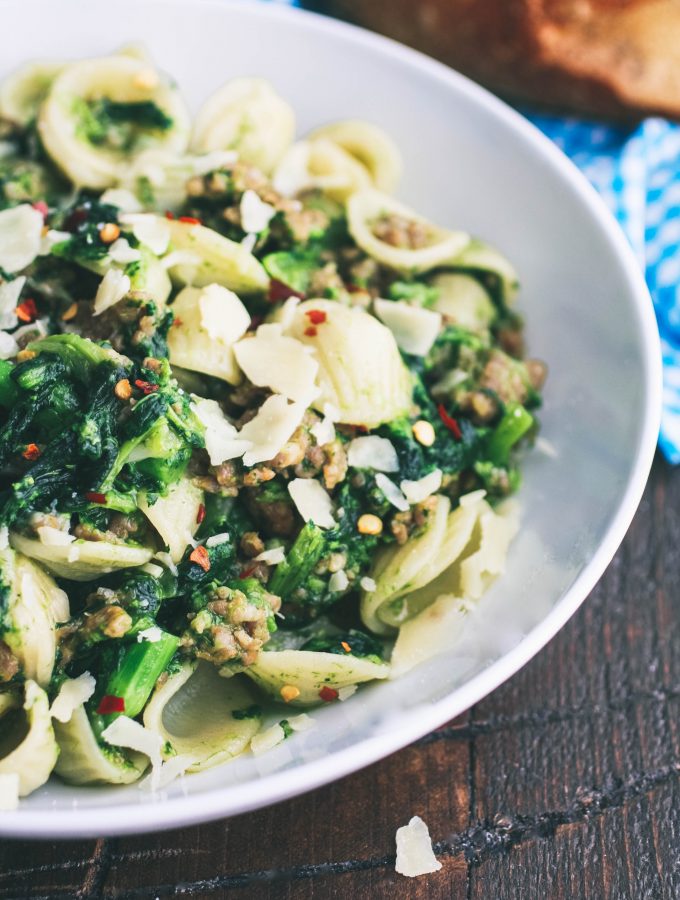 Pasta with Sausage and Rapini is a tasty dish for any night of the week. Pasta with Sausage and Rapini makes a tasty dish for any meal.