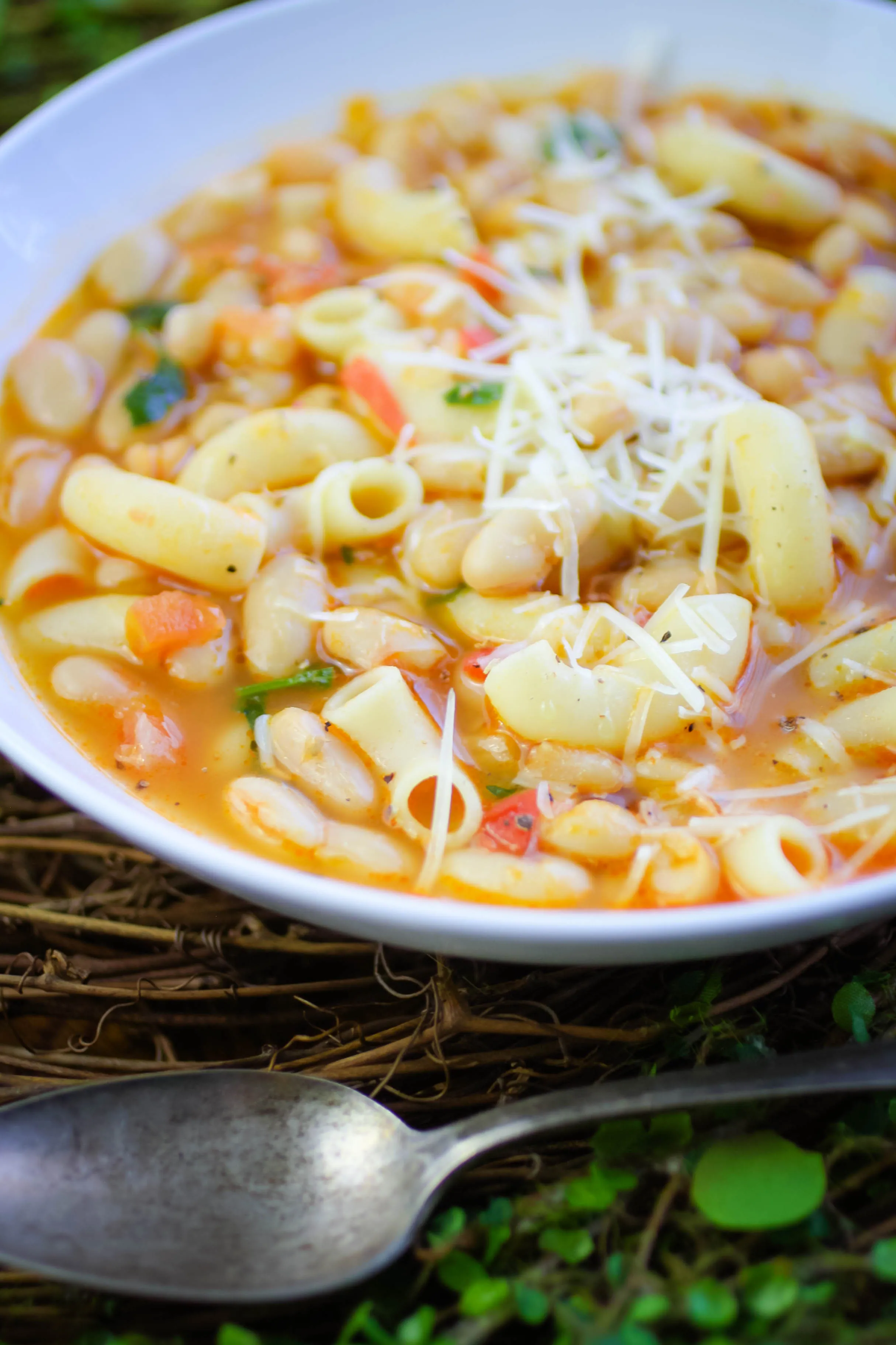 Pasta e Fagioli (Pasta and Beans) is a hearty dish that's perfect on a cold day. Enjoy Pasta e Fagioli (Pasta and Beans) any night of the week!
