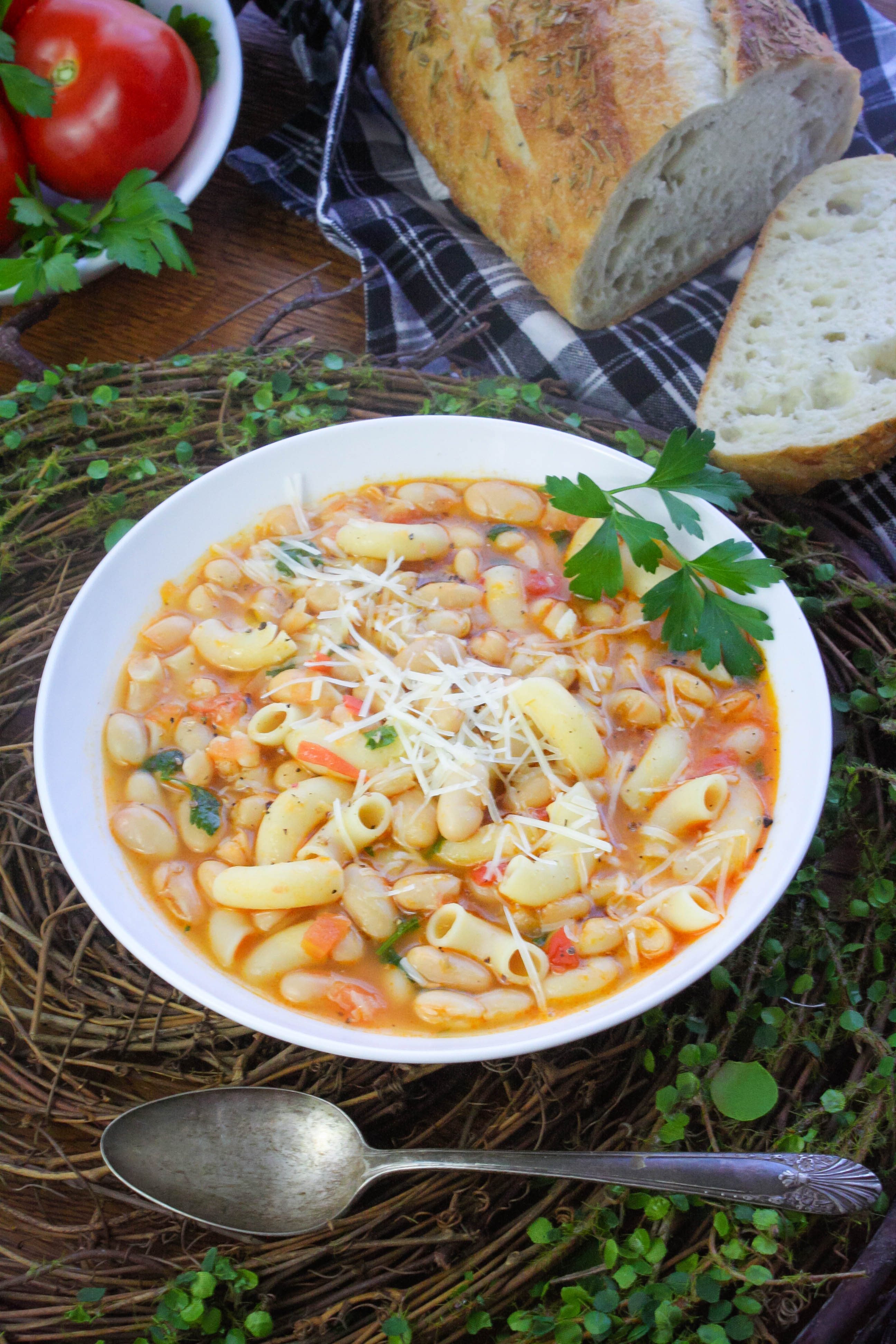 Pasta e Fagioli (Pasta and Beans) is an Italian dish everyone will love. It's so easy to make and enjoy Pasta e Fagioli (Pasta and Beans)!