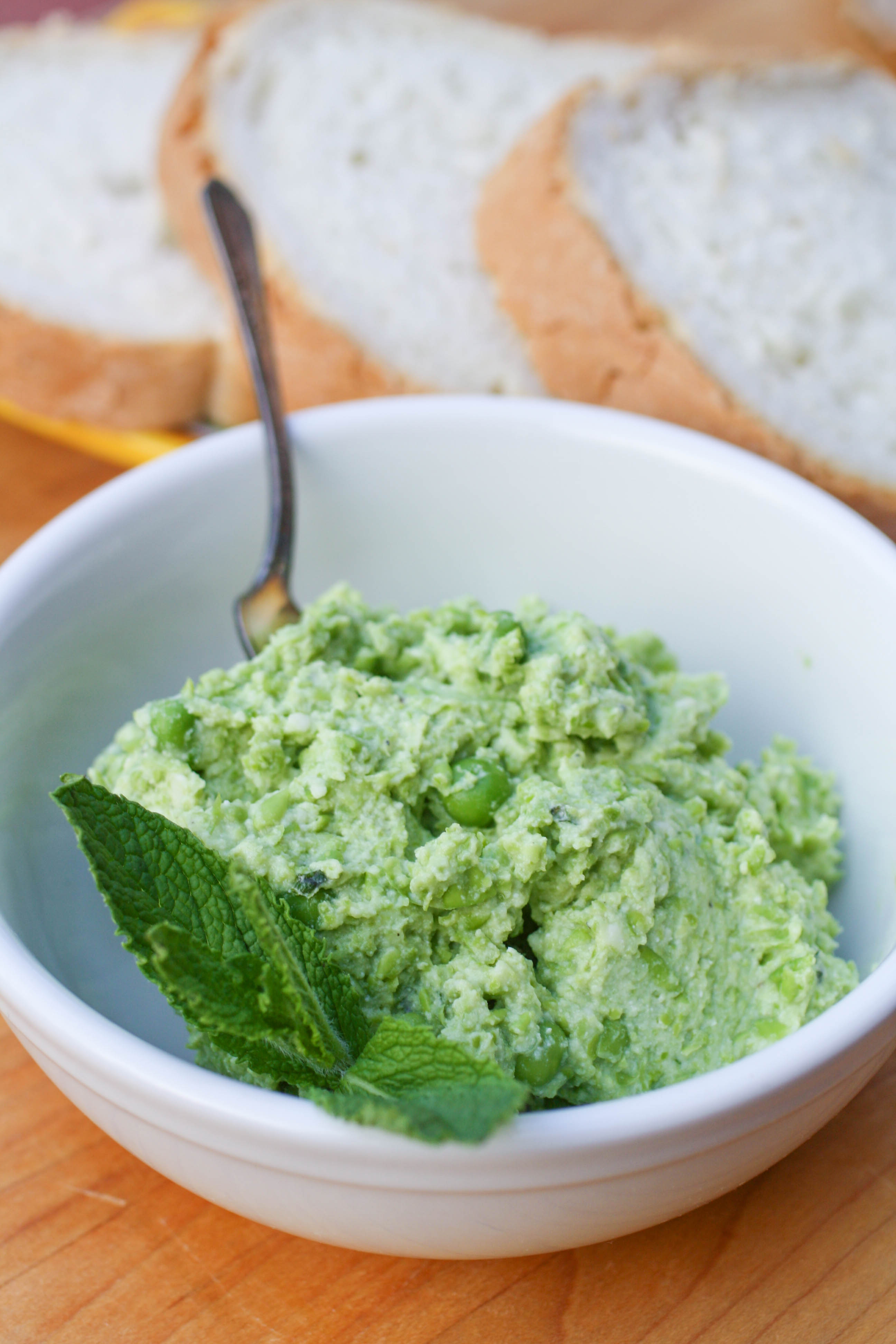 Pea and Ricotta Spread is the perfect springtime appetizer. You'll love Pea and Ricotta Spread for any get together. 