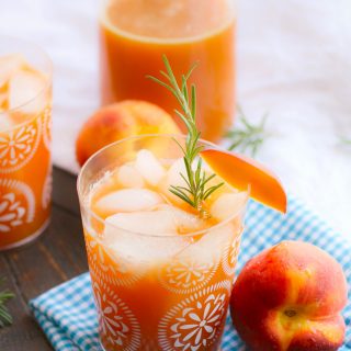 Peach-Rosemary Agua Fresca is a delightful drink everyone will love! Peach-Rosemary Agua Fresca is a drink for the summer, for sure!