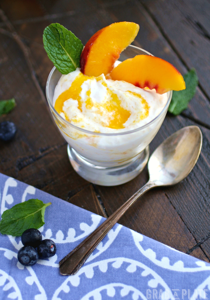 Peach Fool with Bourbon is a delicious (simple-to-make) treat!