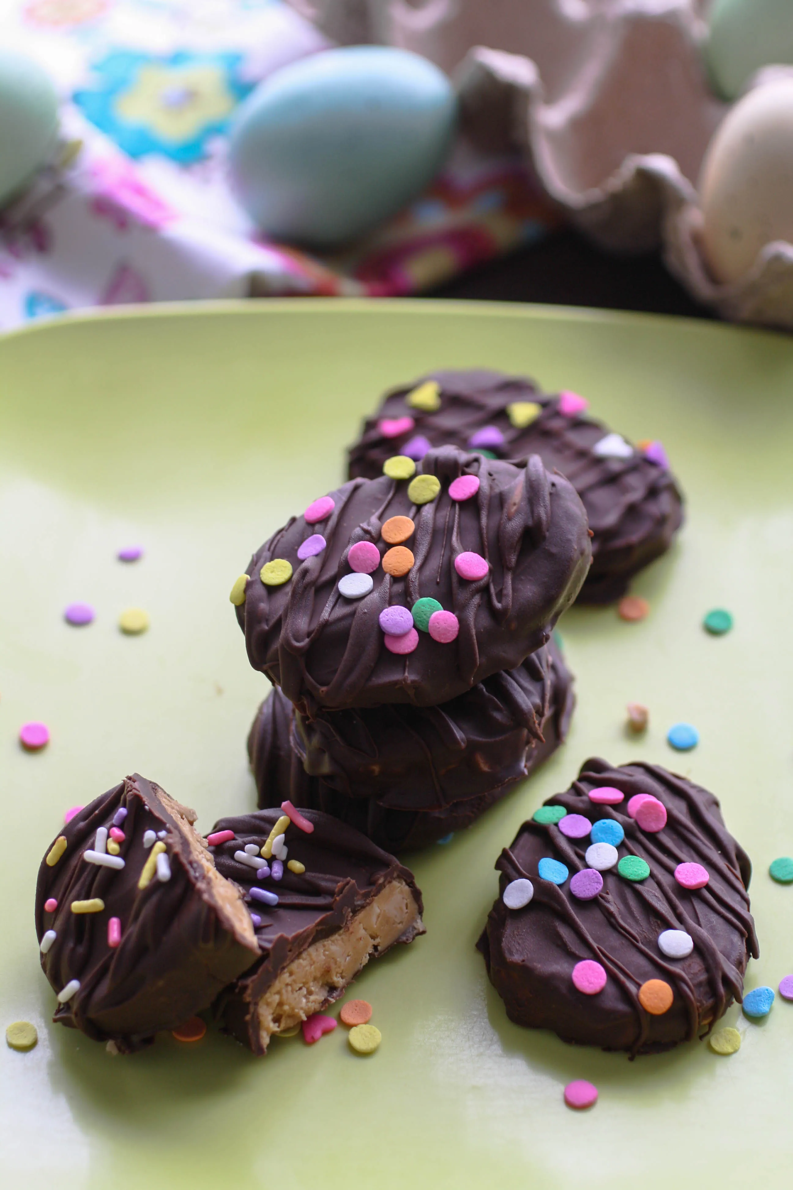 Peanut Butter-Toffee Chocolate Eggs are perfect to share with friends and family. Make an extra batch for yourself!