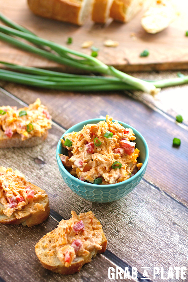Dig in to this rich Pimento Cheese Spread