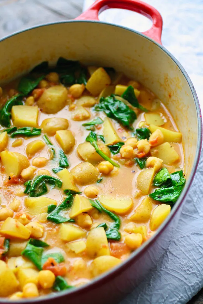 Chickpea and spinach curry new arrivals