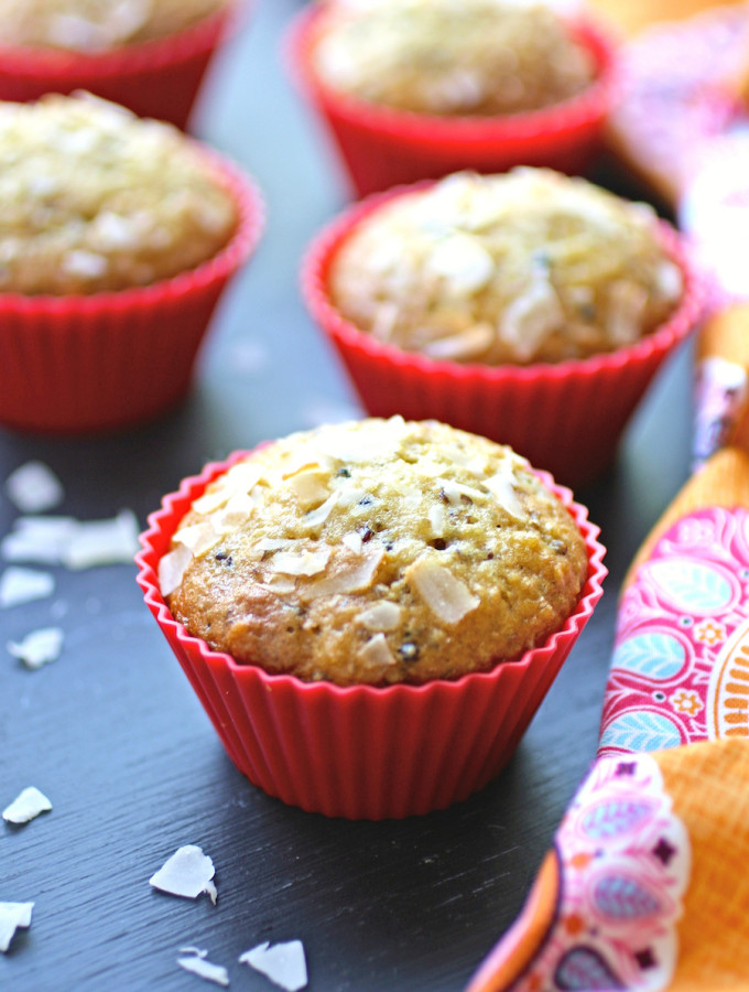Quinoa, Coconut and Date Muffins are filling and delicious