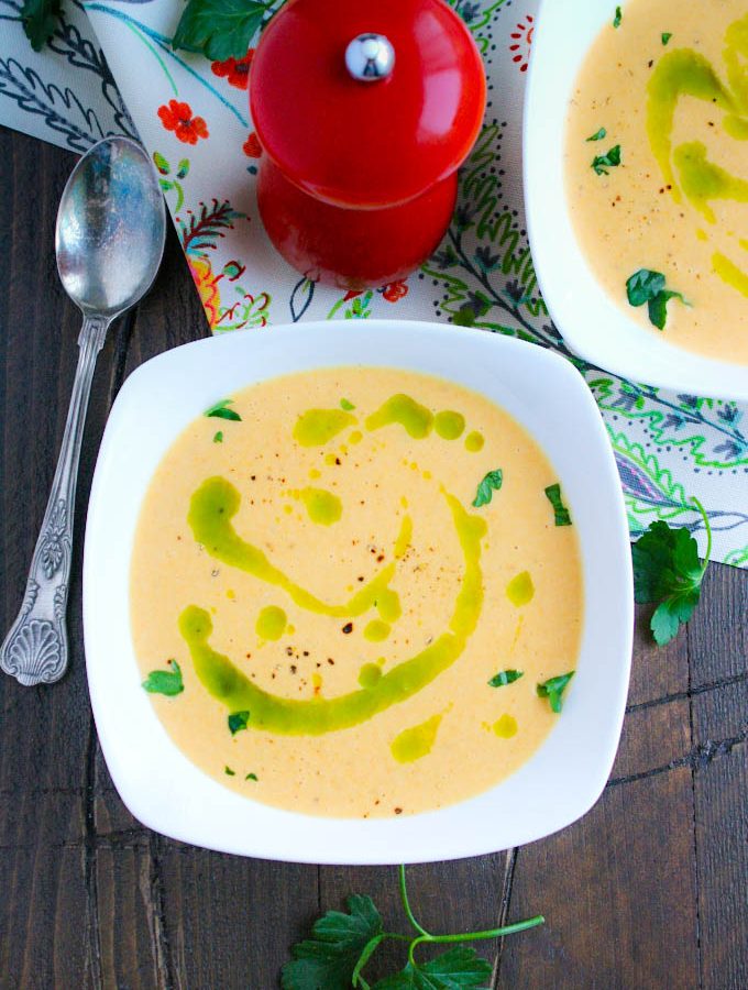 Roasted Butternut Squash & Fennel Soup with Parsley Oil is a delightful soup. You'll adore this Roasted Butternut Squash & Fennel Soup with Parsley Oil.