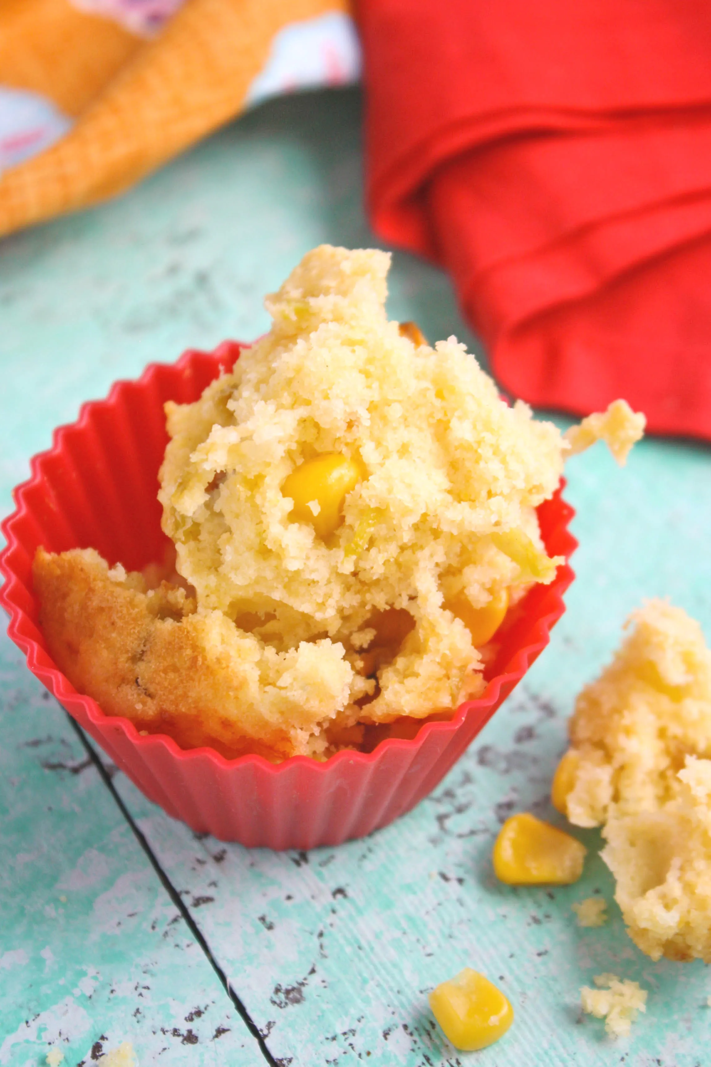 Roasted Green Chile Cornbread Muffins are a tasty treat to serve any time. You'll love the big flavors!