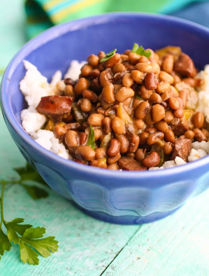 Sausage, Beans, and Rice is a simple and delicious Southern-style dish. You'll love this for the cool weather.