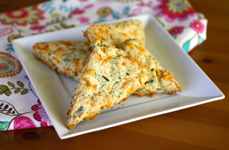 Savory Broccoli, Cheddar, and Chive Scones