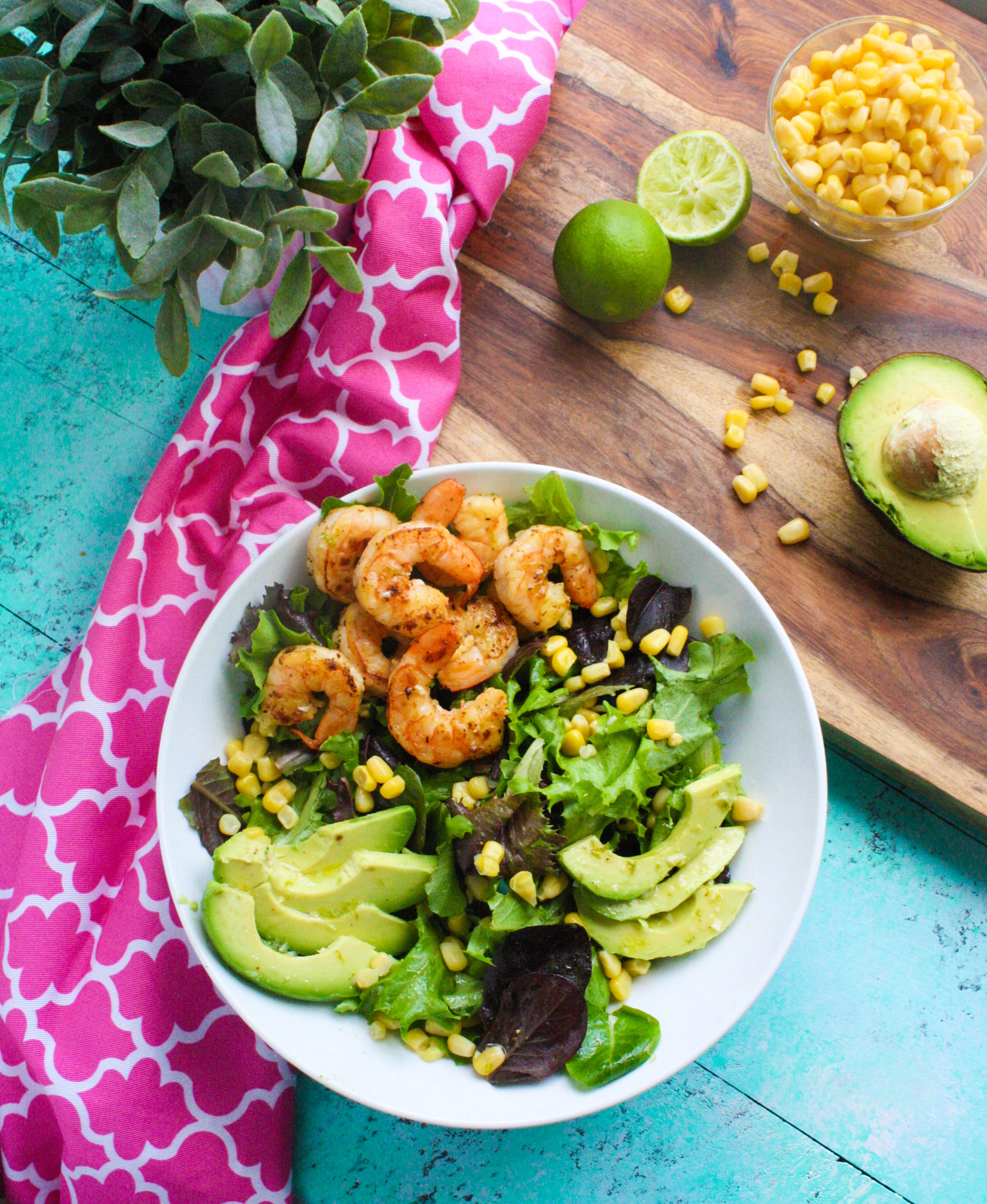 Simple Skillet Shrimp Salad with Lime Vinaigrette is so easy to toss together. Simple Skillet Shrimp Salad with Lime Vinaigrette is a treat for mealtime!