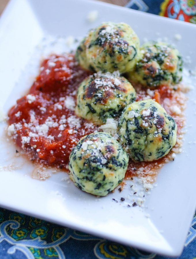 Simple Spinach and Ricotta Gnocchi are a delightful Italian dish. You could serve these gnocchi as a main dish, or even as an appetizer.