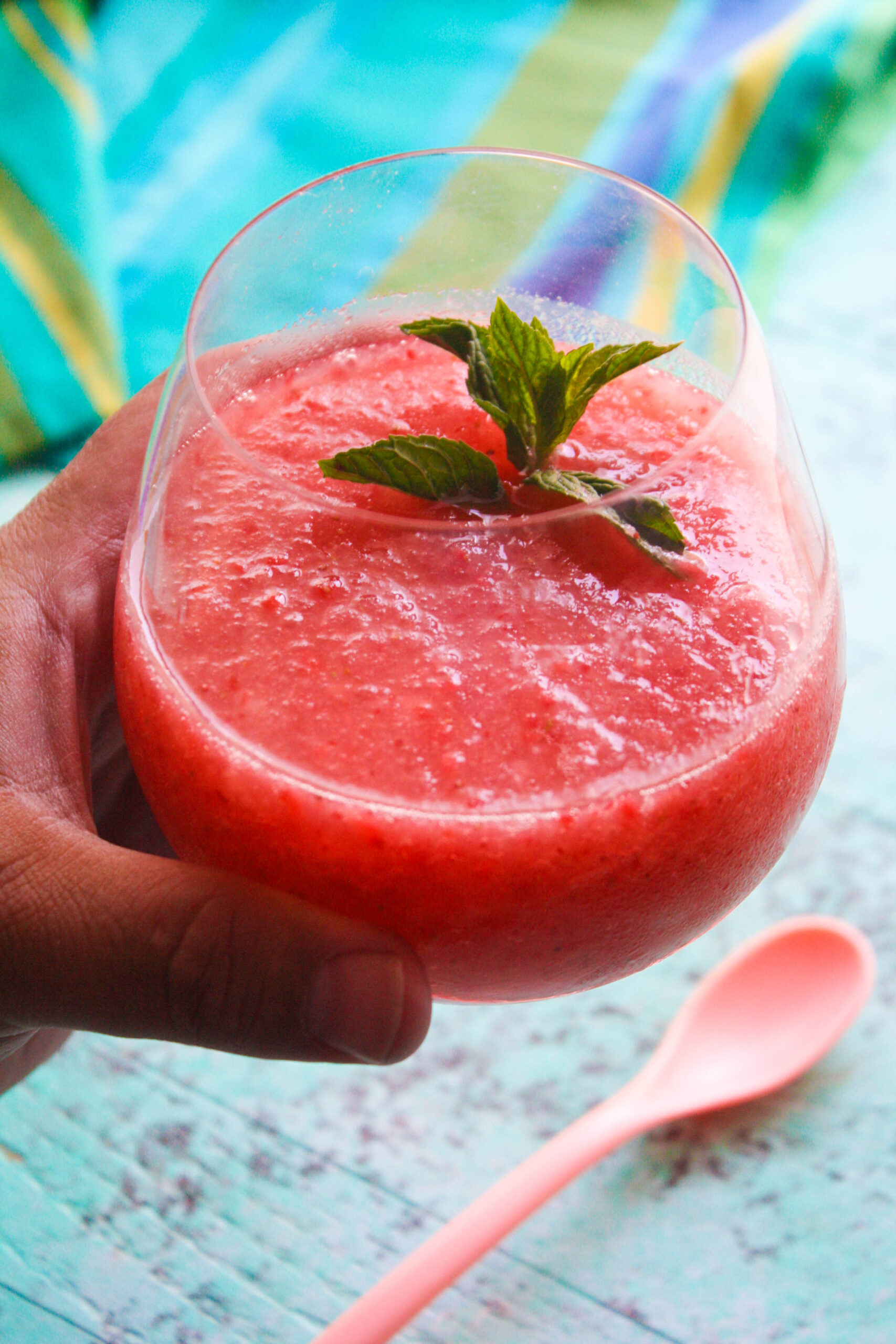 Simple Strawberry Wine Slushies are a great way to toast the season!
