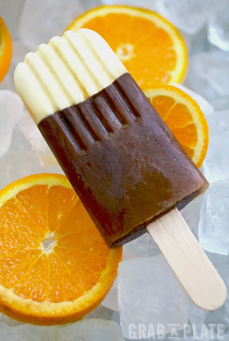 Enjoy the warm weather with a treat like Chocolate-Orange Frozen Latte Pops
