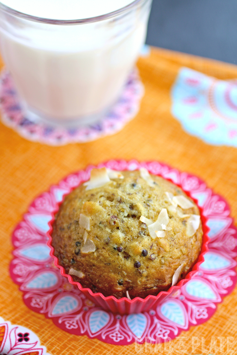 Enjoy these filling and tasty Quinoa, Coconut and Date Muffins