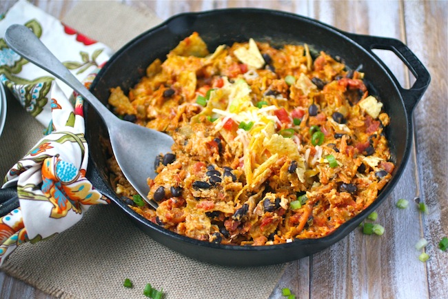 Spoon up a serving of Skillet Sweet Potato and Black Bean Migas