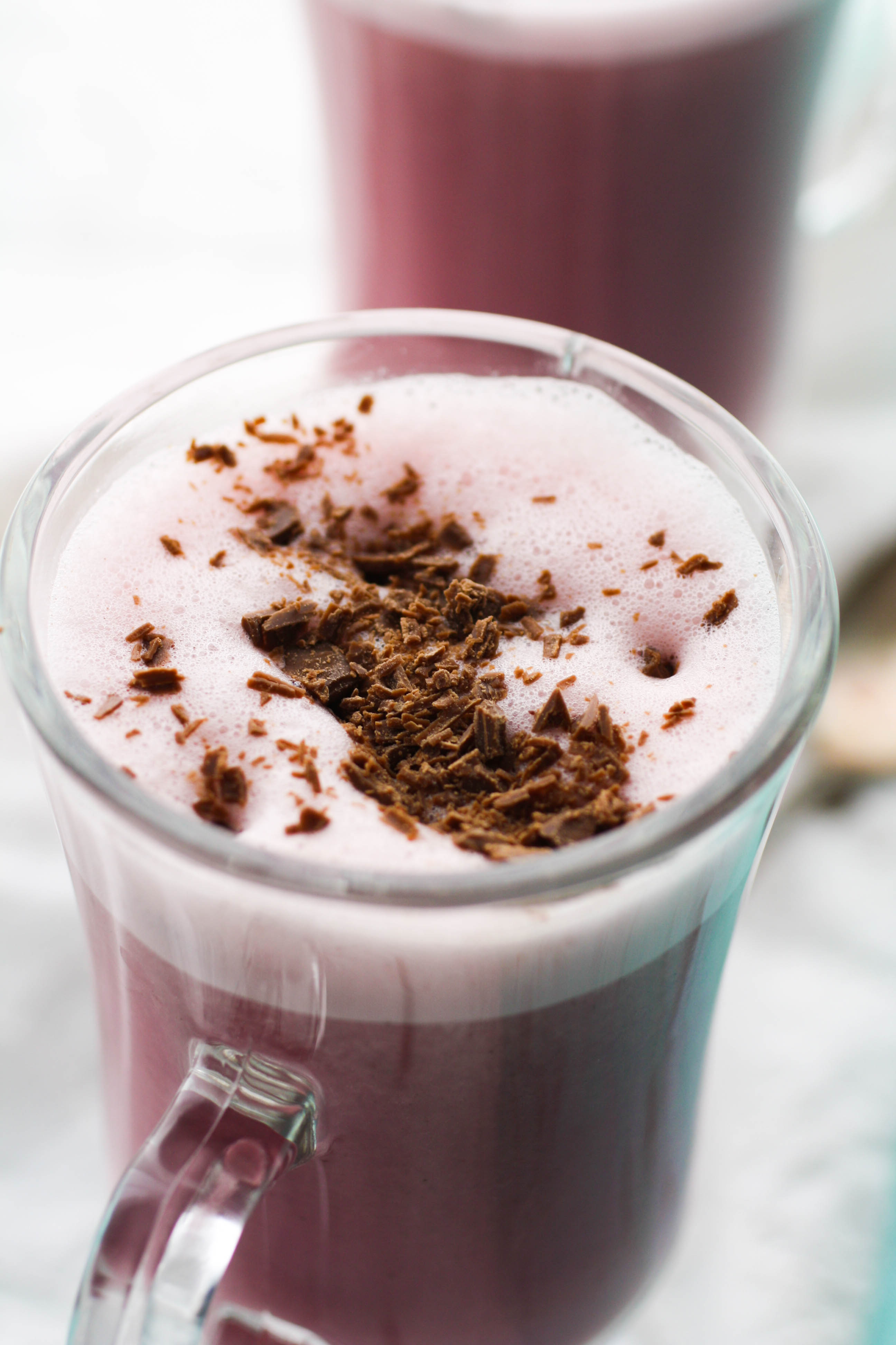 Spiced Beet and Oat Milk Latte is warm and tasty drink for any time of day or night.