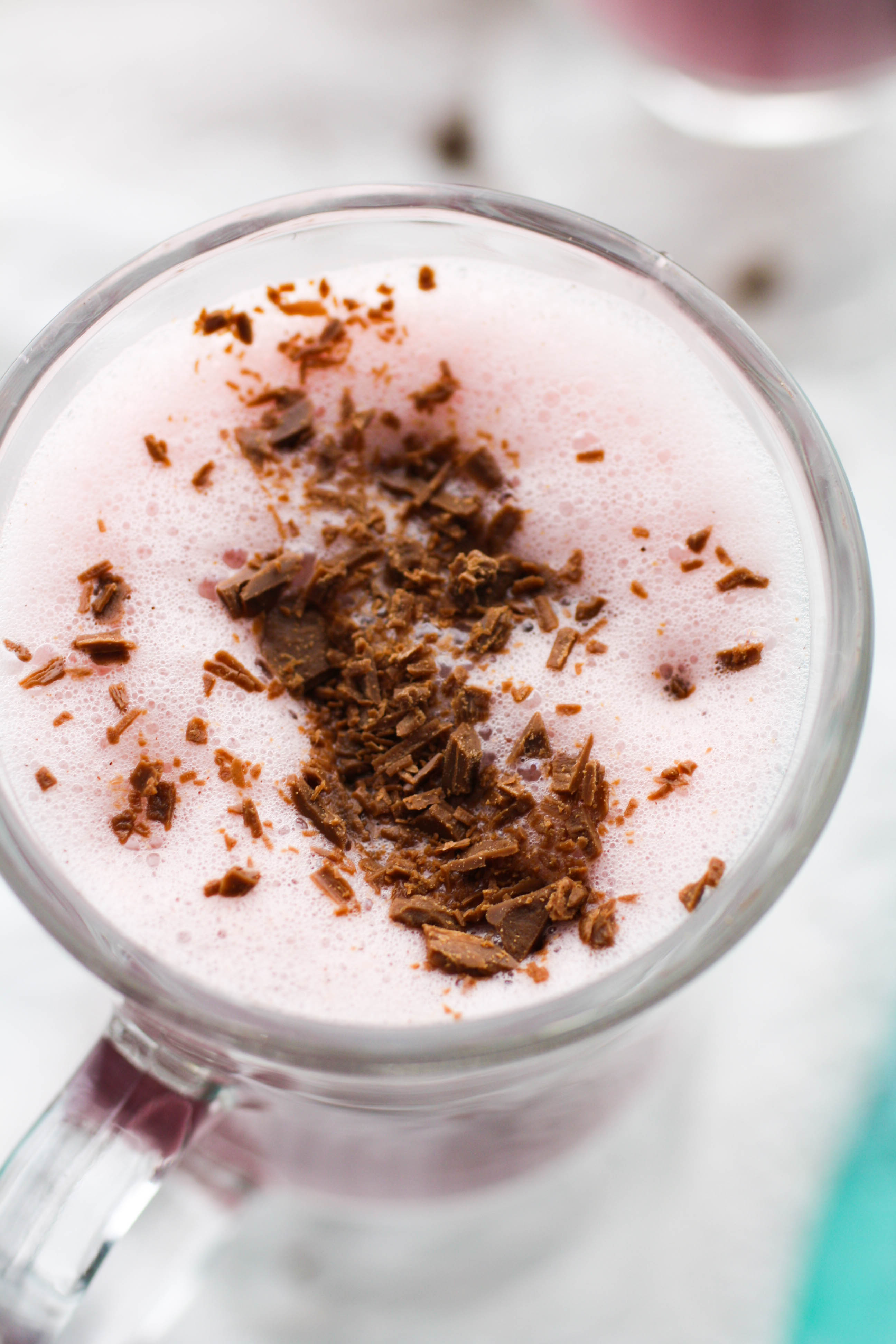 Spiced Beet and Oat Milk Latte is a tasty drink that's dairy-free.