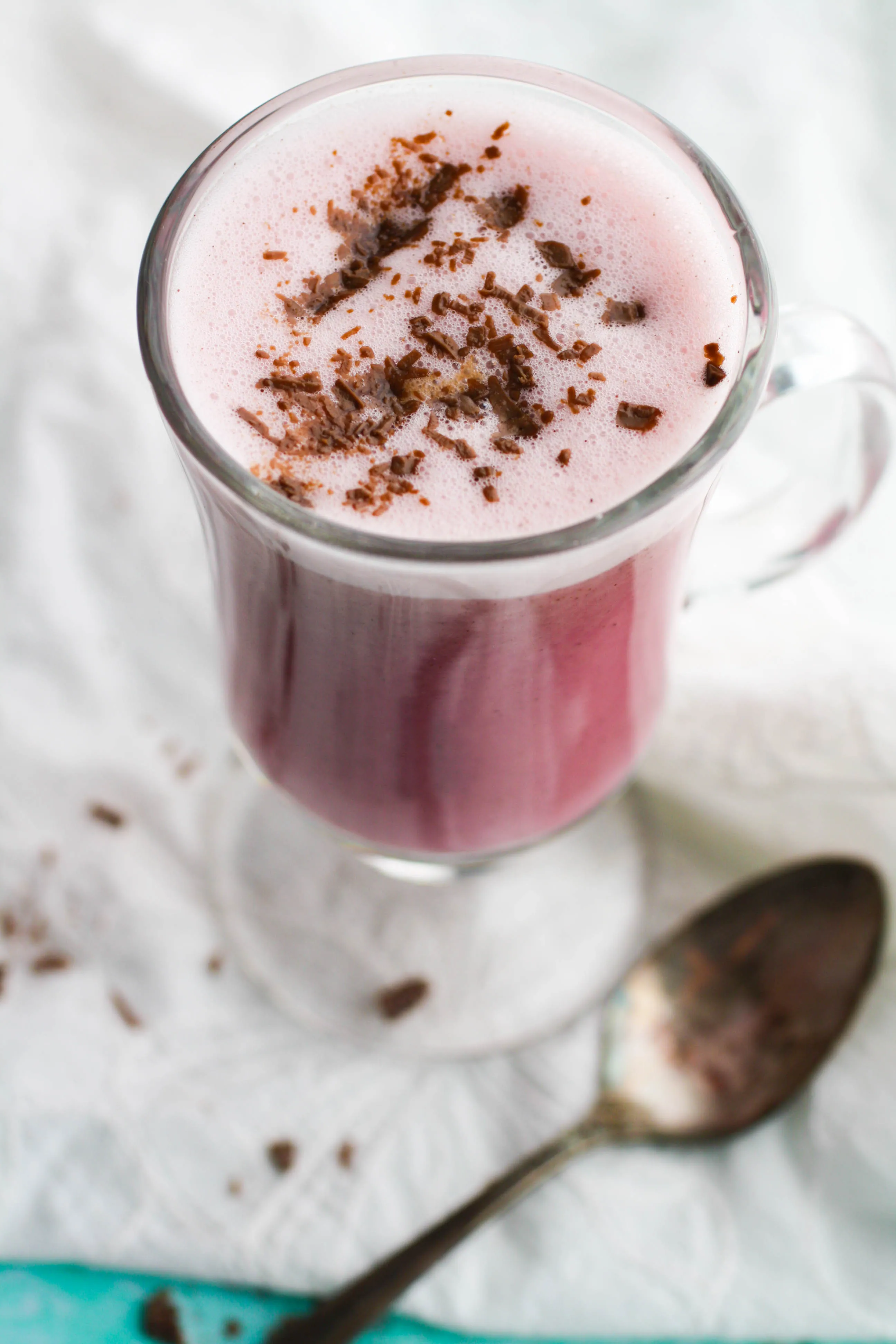Spiced Beet and Oat Milk Latte is a little different for a warm, non-dairy drink, and it's wonderful!