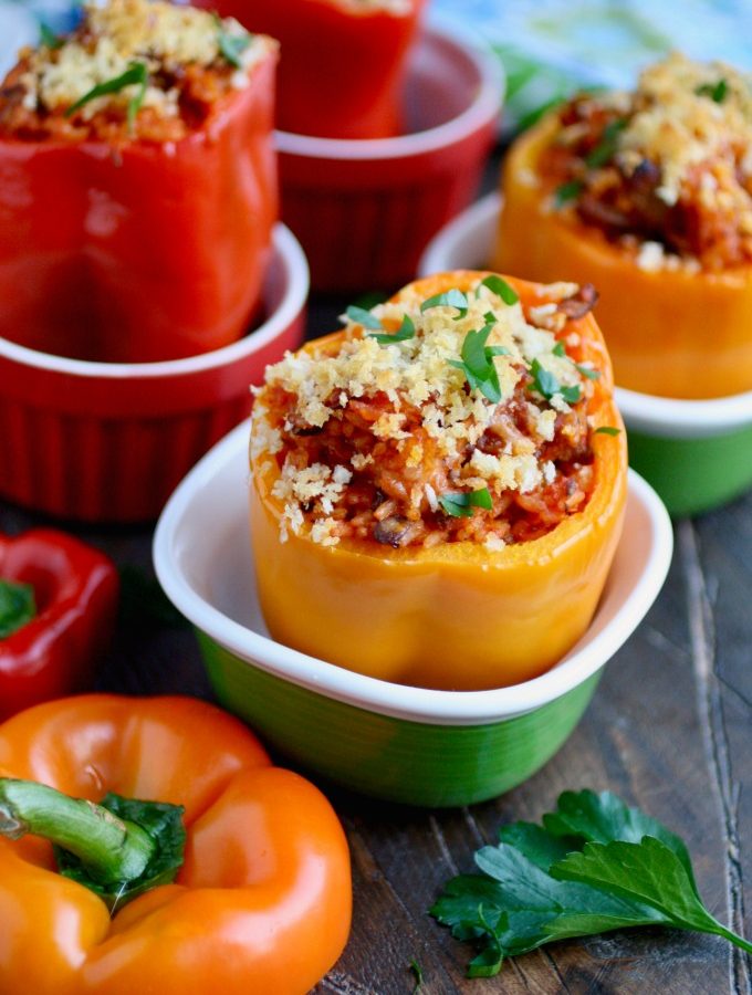 Spicy Sausage and Rice Stuffed Peppers is a delightful and comforting dish!