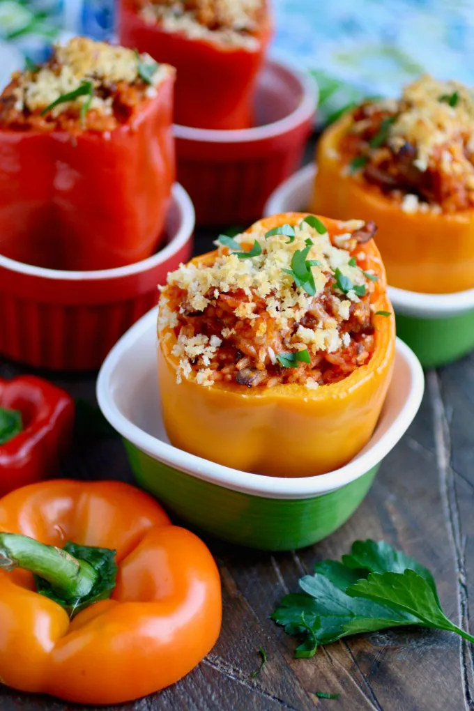 Spicy Sausage and Rice Stuffed Peppers is a delightful and comforting dish!