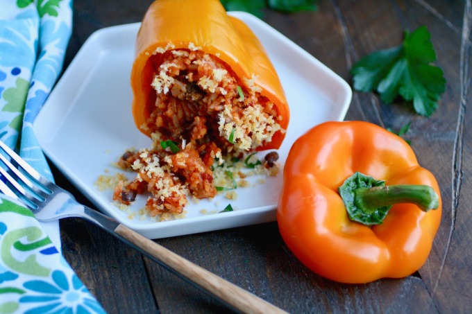Spicy Sausage and Rice Stuffed Peppers is an easy dish to make, and it's a delight to serve!