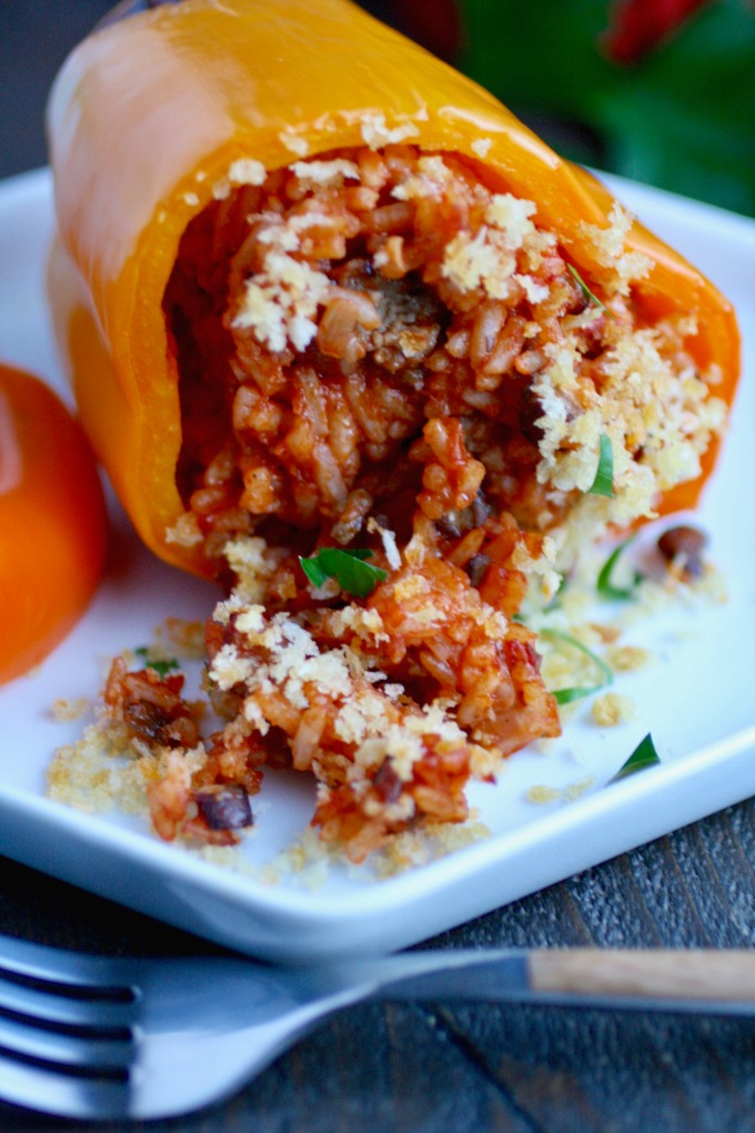 Spicy Sausage and Rice Stuffed Peppers is a classic that is easy to make!