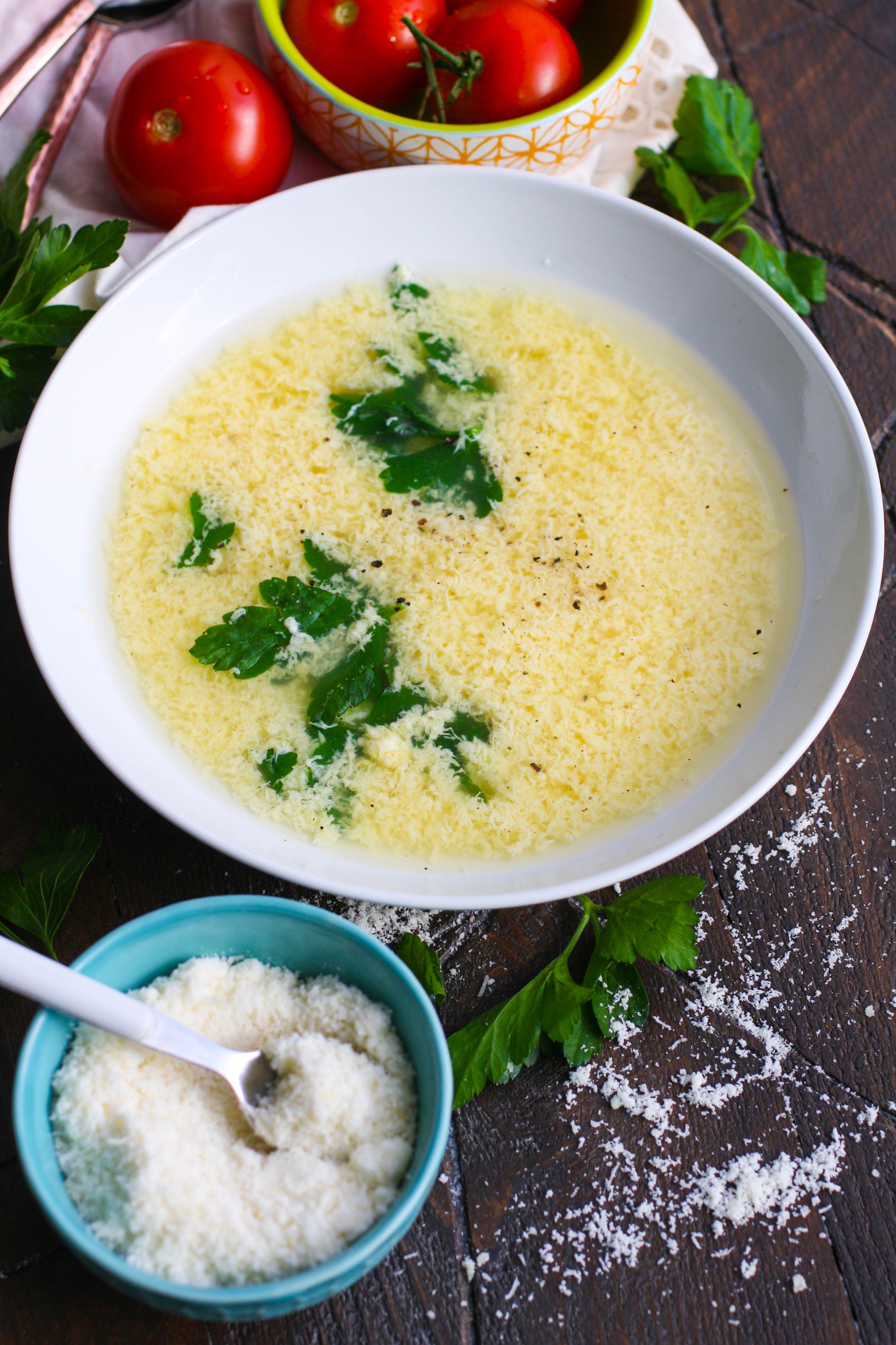 Stracchiatella soup (Italian egg drop soup) is so good and easy to make, too! This stracchiatella soup is a treat on a cold day.