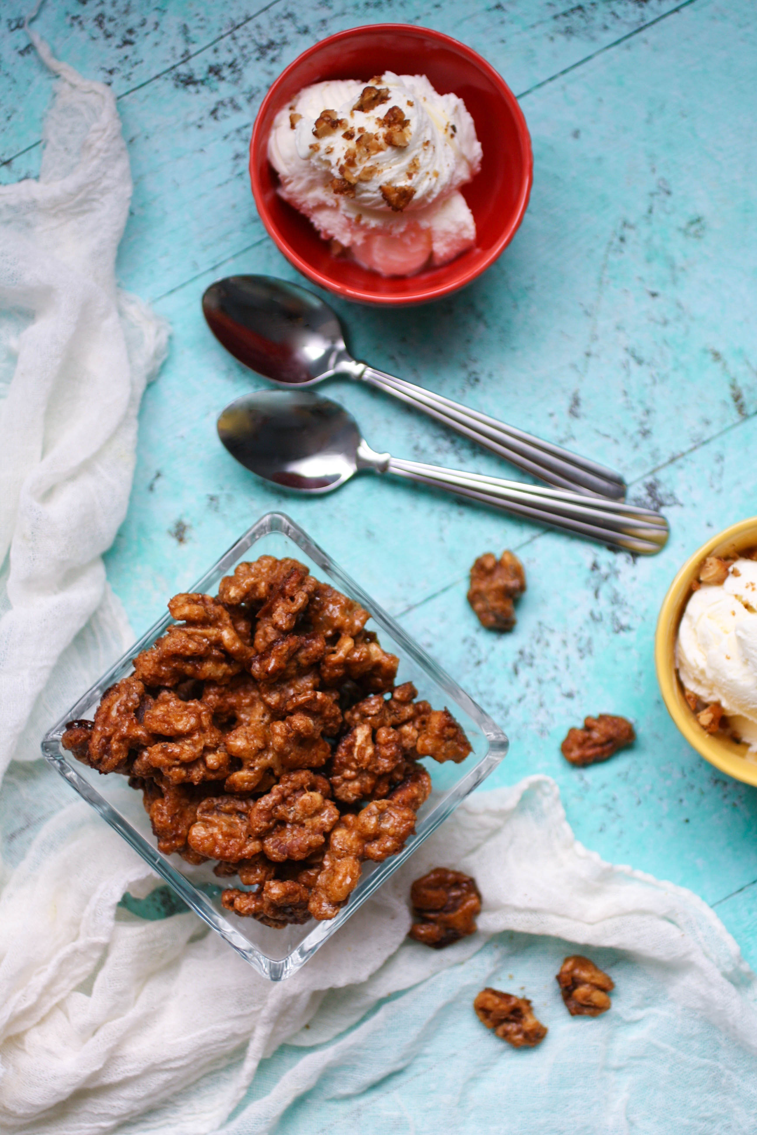 Sweet, Spicy & Smoky Candied Walnuts are an easy-to-make snack, and a lovely holiday gift, too. These candied walnuts are so tasty and fun to snack on!