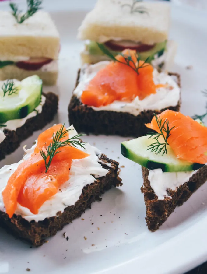 Serve these lovely Tea Sandwiches with Herbed Cream Cheese for a special occasion.