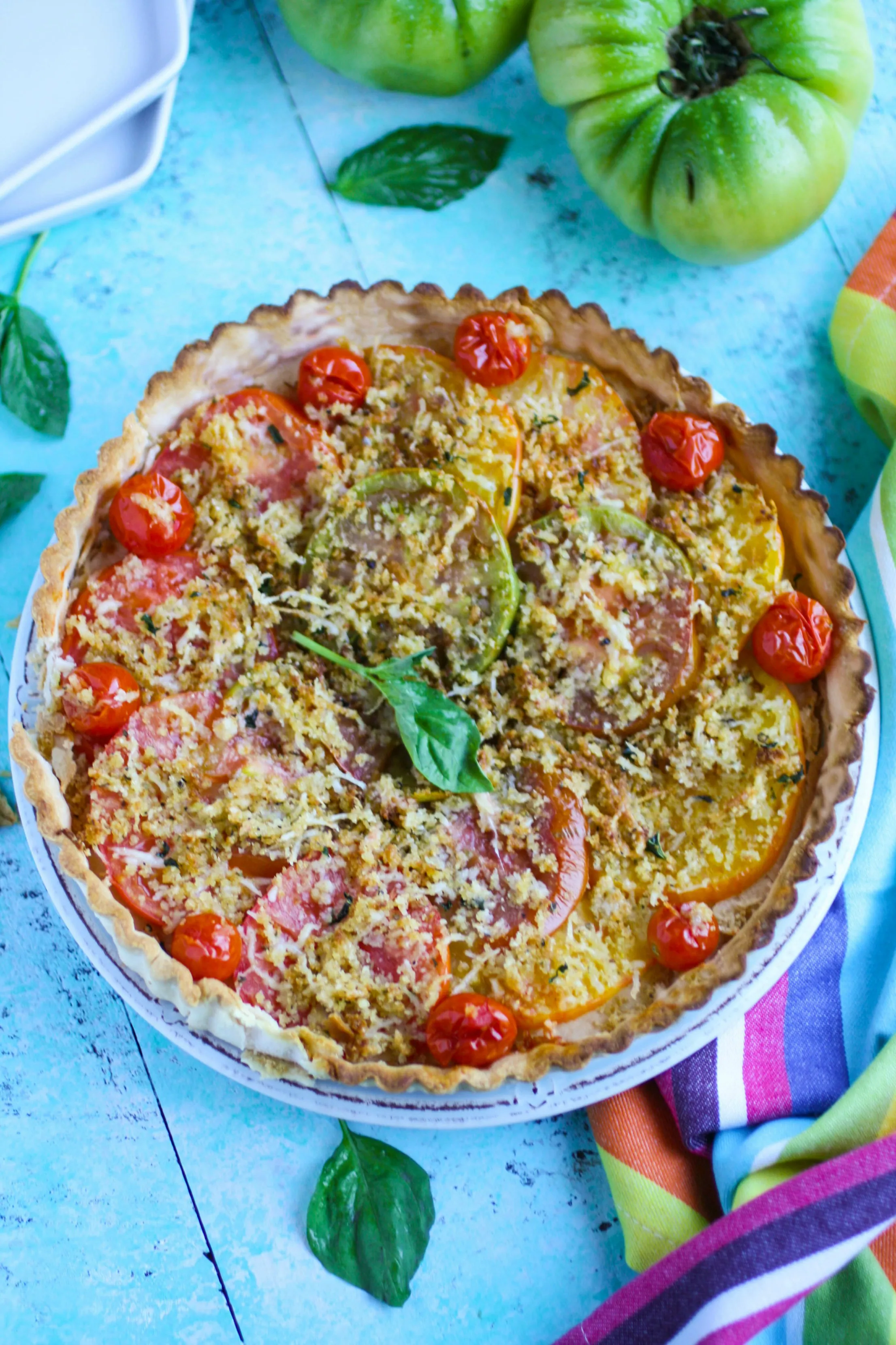 Tomato Tart with Cheesy Breadcrumbs is a perfect appetizer to serve to send off summer. If you don't get a chance to make it now, save this recipe for next year.