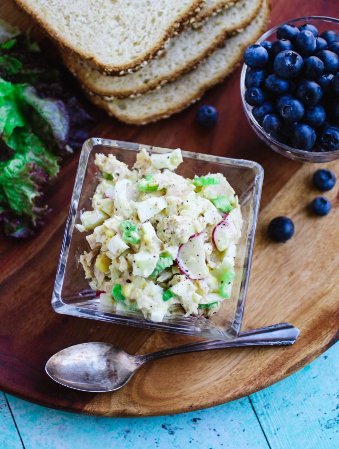 Tuna Salad with Eggs is an easy dish that's perfect for your next sandwich! Tuna Salad with Egg is a delightful sandwich spread.