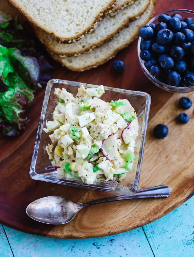 Tuna Salad with Eggs is an easy dish that's perfect for your next sandwich! Tuna Salad with Egg is a delightful sandwich spread.