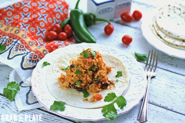 What's for dinner? Use staples to create Skillet Spanish Rice Scramble