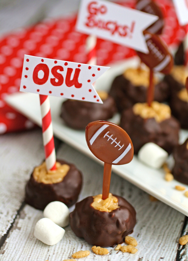 Celebrete with Crispy Marshmallow and Almond Butter Buckeyes