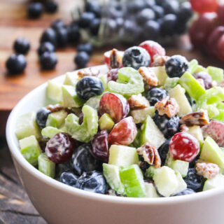 Waldorf salad is a bowl full of crunchy goodness!