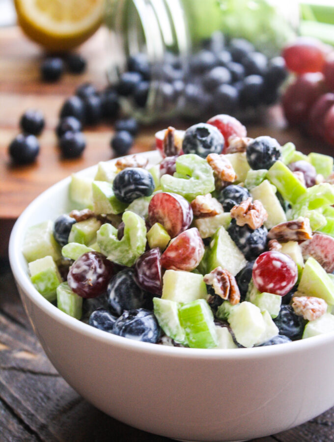 Waldorf salad is a bowl full of crunchy goodness!