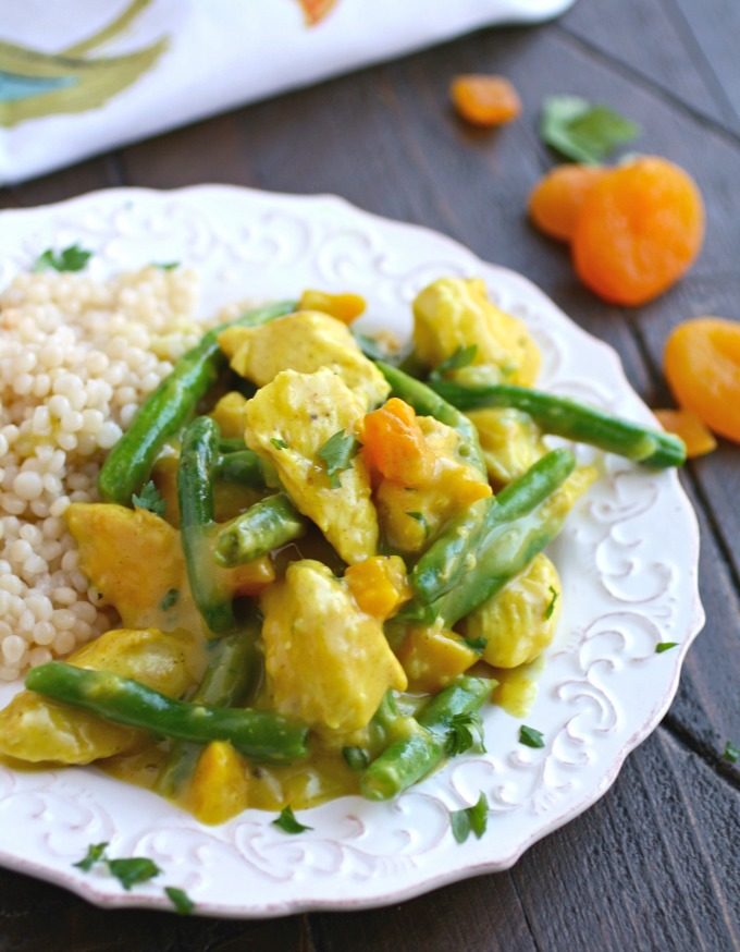 You'll love how flavorful (and easy) Moroccan Skillet Chicken with Green Beans is!