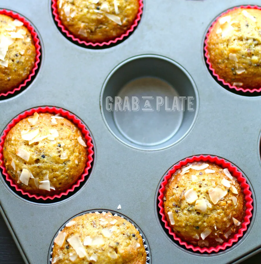 Get 'em straight from the tin - Quinoa, Coconut and Date Muffins