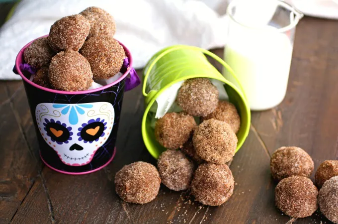 This recipe for Cinnamon-Sugar Coated Chocolate Donut Holes makes the right amount to share, and to keep some for yourself!