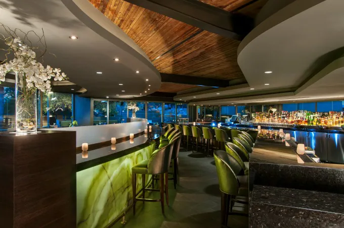 The Jade Bar at the Sanctuary Resort & Spa on Camelback Mountain in Scottsdale, Arizona.