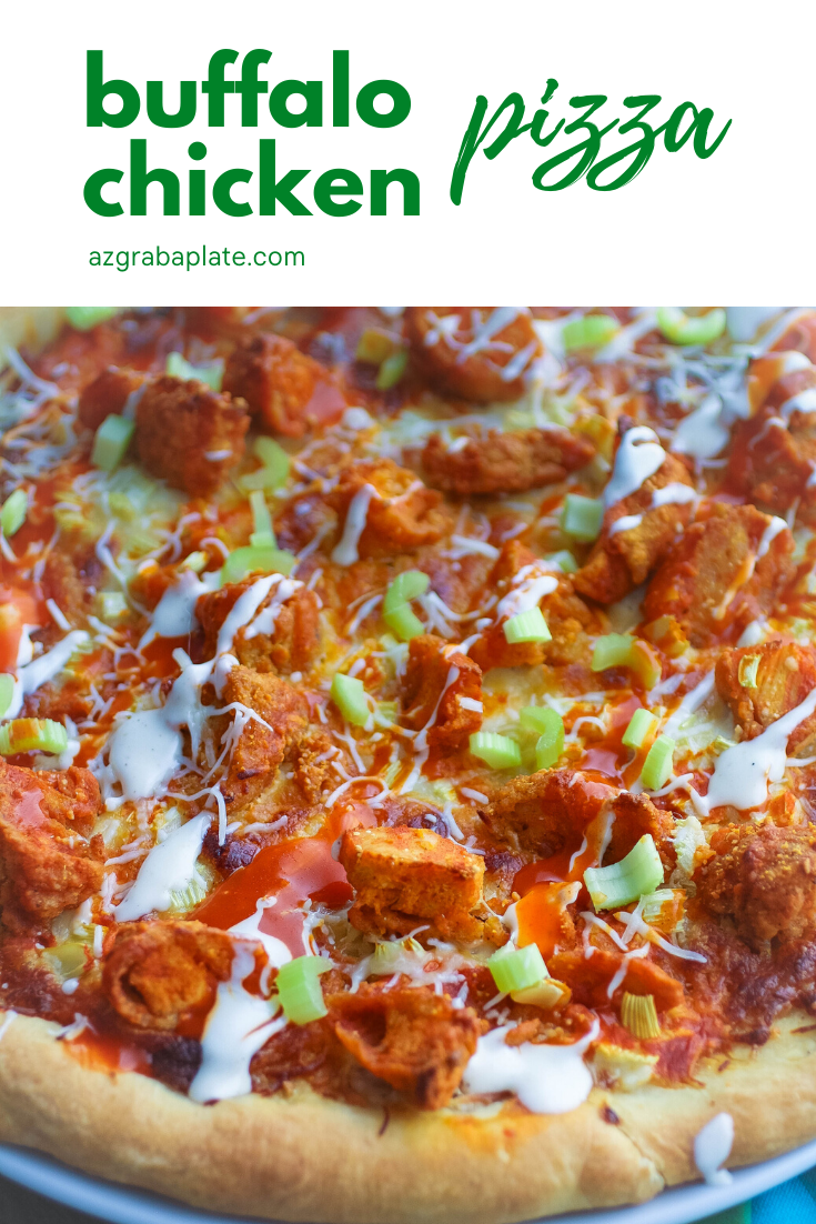 Buffalo Chicken Pizza is a fun mash up of two favorites: wings and pizza - you'll love this pizza!