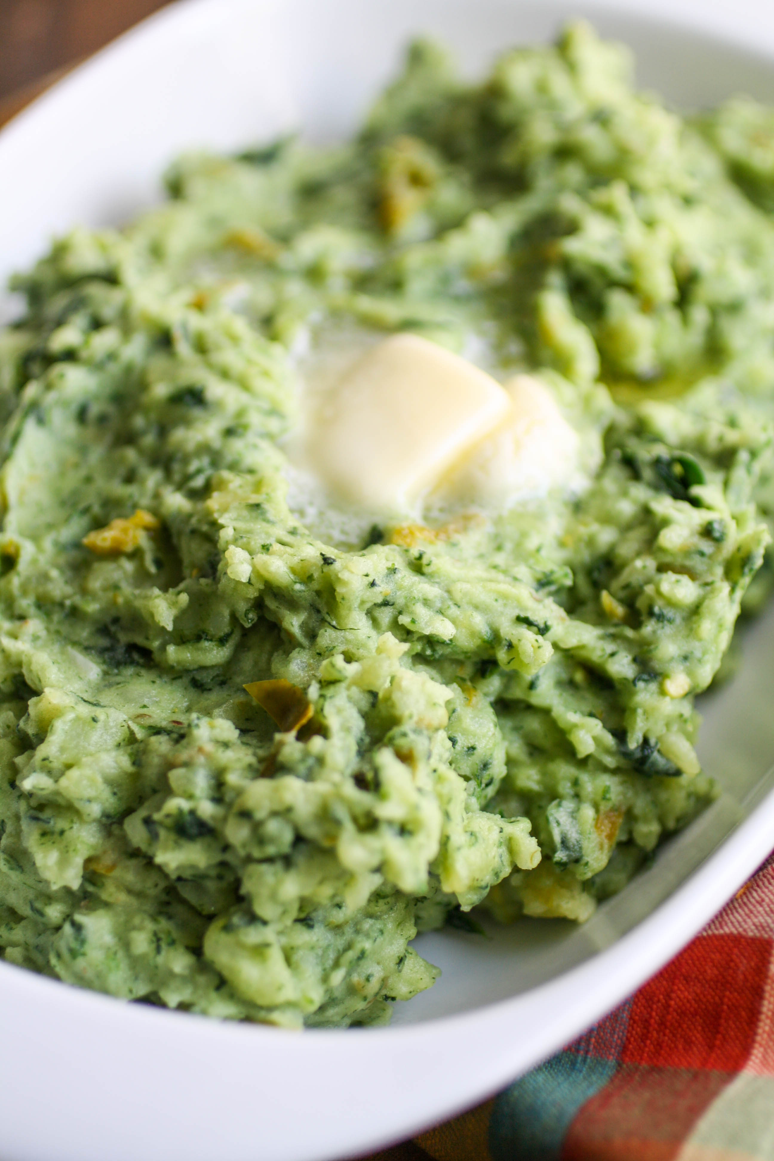 Southwestern Kale Colcannon is perfect for St. Patrick's Day -- or any day of the year! 