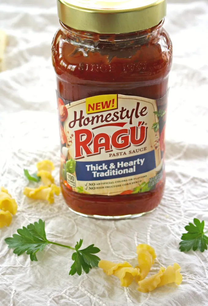 Ragu Homestyle pasta sauces are fab with a dish like pasta with asparagus and pancetta!