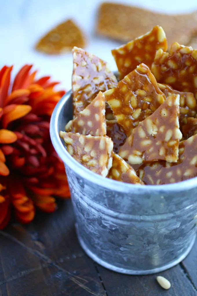 Whip up a batch of Spicy Pine Nut Brittle, and enjoy!